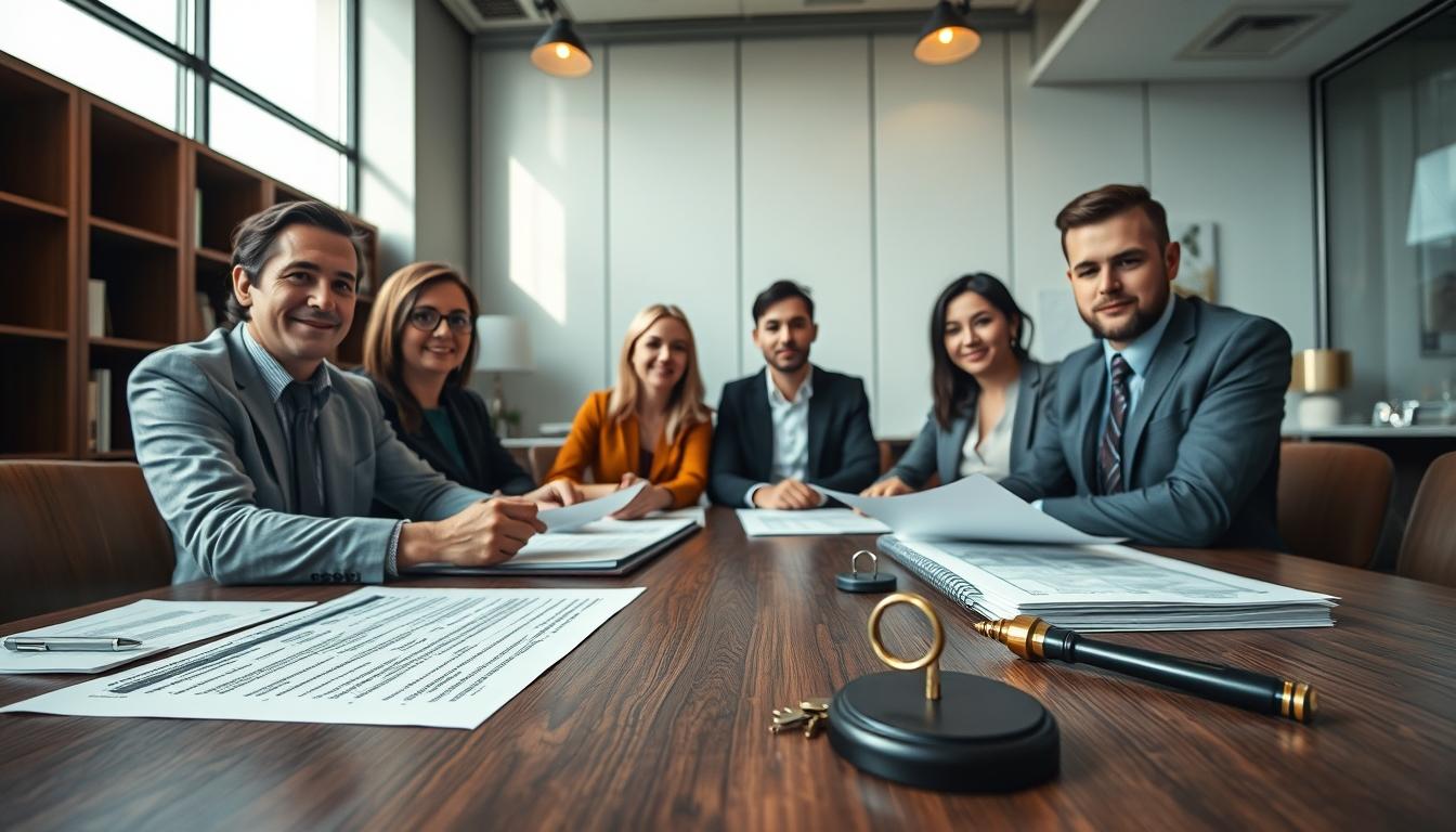 Real estate ownership transfer documents and closing confirmation